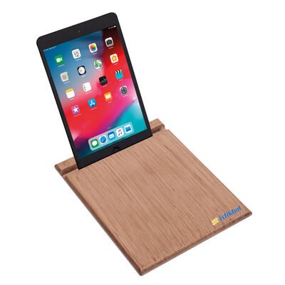 AHŞAP TABLET-TELEFON STANDLI MOUSEPAD CEVİZ - 2