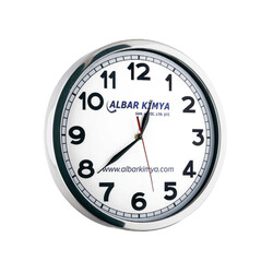 GLORY METAL DUVAR SAATİ BEYAZ (30 CM) - 2