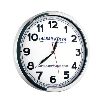 GLORY METAL DUVAR SAATİ BEYAZ (35 CM) - 2